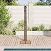 vidaXL Tuin Douche Grijs 60 x 80 x 214 cm Poly riet