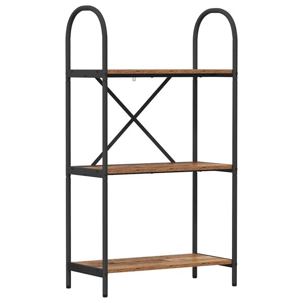 vidaXL Boekenkast Oudhout 60 x 30 x 109 cm Bewerkt hout