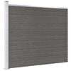 vidaXL Schuttingpaneel 175x146 cm HKC grijs