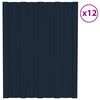 vidaXL Dakpaneel 12 pcs Antraciet 60 x 45 cm Gegalvaniseerd staal