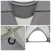 vidaXL Partytent waterdicht grijs