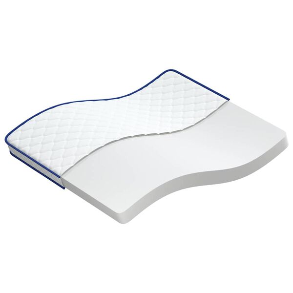vidaXL Matras Wit 200 x 180 x 17 cm PU Schuim