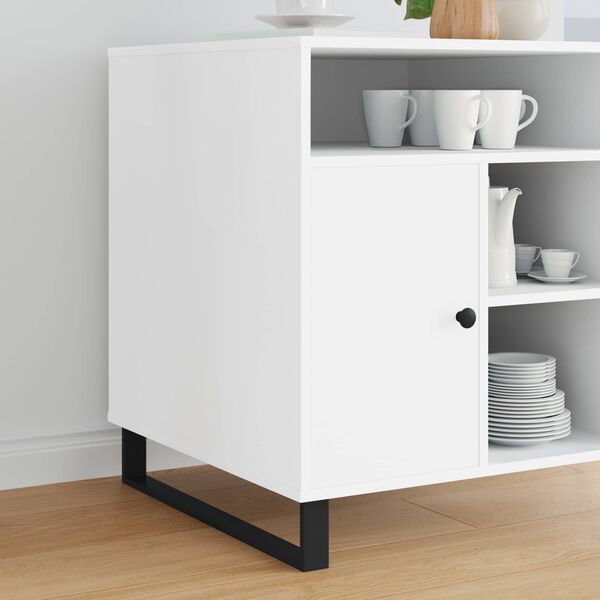 vidaXL Meubelpoten 12 pcs Zwart 59,6 x 4 x 10 mm IJzer