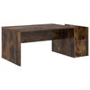 vidaXL Salontafel Gerookt eiken 90 x 45 x 35 cm Bewerkt hout