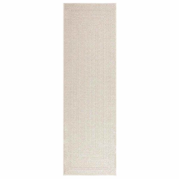 vidaXL Vloerkleed ZIZUR room binnen en buiten 80x250 cm jute look