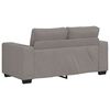 vidaXL 3-delige Loungeset met kussens stof taupe