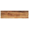 vidaXL Tafelblad rechthoekig 110x30x2,5 cm massief ruw mangohout