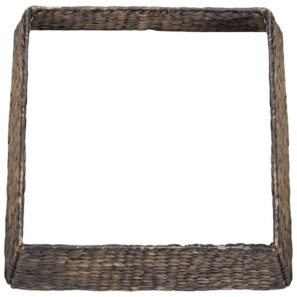 vidaXL Kerstboomkraag Zwart 50 x 50 x 25 cm Waterhyacint