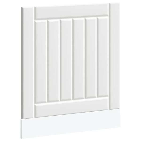 vidaXL Vaatwaspaneel Lucca bewerkt hout wit