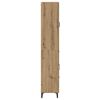 vidaXL Highboard Artisan Eiken 69,5 x 34 x 180 cm Bewerkt hout