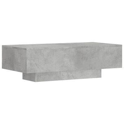 vidaXL Salontafel 100x49,5x31 cm bewerkt hout betongrijs