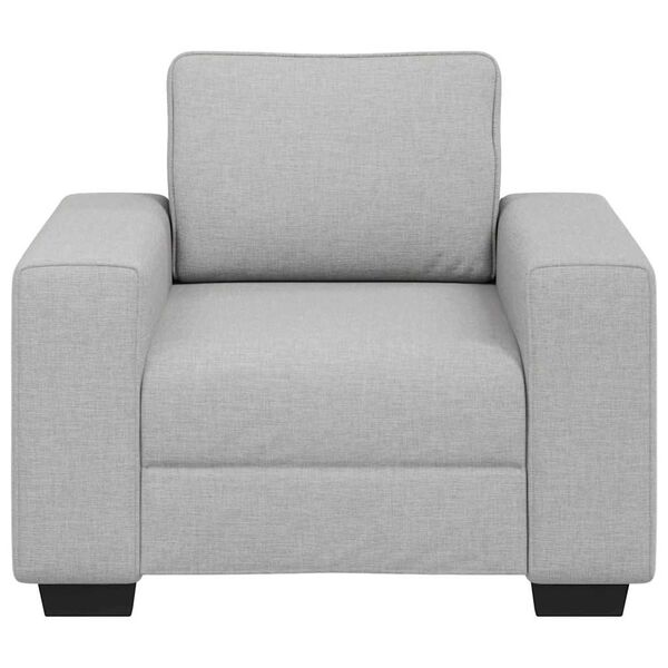 vidaXL Sofastoel Wolkgrijs 100x77x82 cm Stof