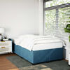 vidaXL Bedframe fluweel blauw 120x200 cm
