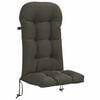 vidaXL Zon Loungerkussen PUTTEN 100% Polyester Antraciet