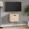vidaXL Wandkast 40x30x35 cm massief grenenhout