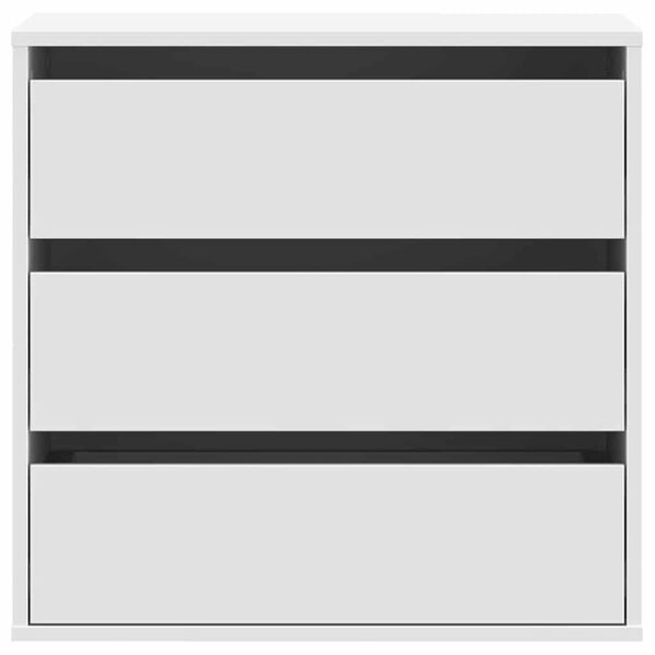 vidaXL Ladekast 60x41x58 cm bewerkt hout wit