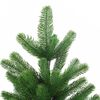 vidaXL Kunstkerstboom met verlichting en kerstballen 180 cm groen