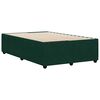 vidaXL Bedframe zonder matras 120x200 cm fluweel donkergroen