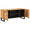 vidaXL TV-kast met plank Bruin 105 x 33 x 46 cm Massief Mango Hout
