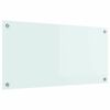 vidaXL Keukenachterwand Melk 80 x 40 cm gehard glas