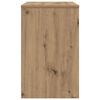 vidaXL Salontafel 3 pcs Artisan Eiken Bewerkt hout