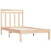 vidaXL Bedframe massief hout 100x200 cm