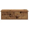 vidaXL Wandkast 60x26x18,5 cm bewerkt hout oud houtkleurig