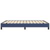 vidaXL Bedframe zonder matras stof blauw 140x190 cm