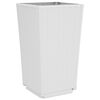 vidaXL Plantenbakken 2 st 32,5x32,5x57 cm polypropeen wit