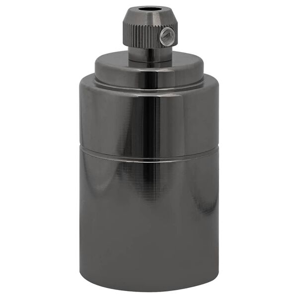 vidaXL Lamphouders 2 st glanzend zwart E27