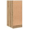 vidaXL Apothekerskast 30x41x77,5 cm bewerkt hout artisanaal eikenkleur