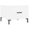 vidaXL Salontafel 50x50x40 cm bewerkt hout wit