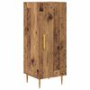 vidaXL Hoge kast 2 pcs Oud Hout Bewerkt hout