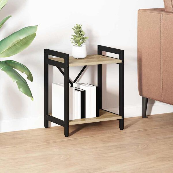 vidaXL Boekenkast Sonoma Eiken 40 x 30 x 50 cm Bewerkt hout