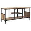 vidaXL TV-kast 100 x 35 x 45 cm Artisan Eiken Gemonteerd hout en ijzer