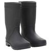 vidaXL Regenlaarzen maat 38 PVC zwart