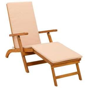 vidaXL Ligstoelkentingen en opvouwbare zonnebader 55 x 146 x 91 cm