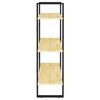 vidaXL Boekenkast met 3 schappen 80x30x105 cm massief grenenhout