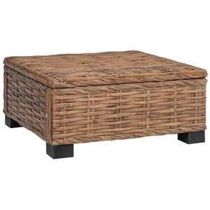 vidaXL Salontafel GENDT Natuurlijk rattan Naturel 67 x 60 x 30 cm