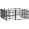 vidaXL Hondenkennel 23,04 m&sup2; staal