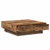 vidaXL Salontafel Oudhout 90 x 90 x 28 cm Bewerkt hout