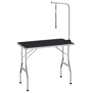 vidaXL Hondentrimtafel verstelbaar met 1 lus