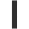vidaXL Opbergkast smal 30x42,5x225 cm bewerkt hout zwart
