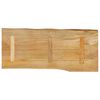 vidaXL Tafelblad met natuurlijke rand 80x40x3,8 cm massief mangohout