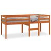 vidaXL Hoogslaper massief grenenhout wasbruin 75x190 cm