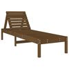 vidaXL Ligbed 199,5x60x74 cm massief grenenhout bruin