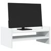 vidaXL Monitorstandaard 50x27x20 cm bewerkt hout wit