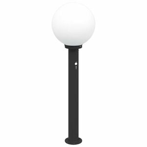 vidaXL Bolderverlichting met sensor 80 cm zwart IP44
