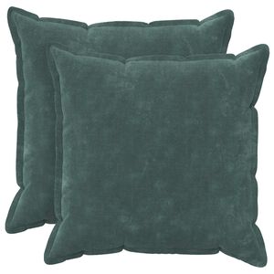 vidaXL Kussensloop 2 st HOUTEN Zee blauw 65 x 65 cm Microfiber Fleece
