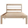 vidaXL Bedframe met hoofdbord massief grenenhout 90x200 cm